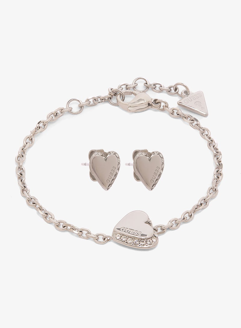 جس سوار وقلادات على شكل قلب - Image 1